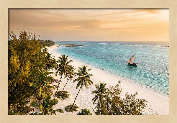 Diani Beach At Golden Hour