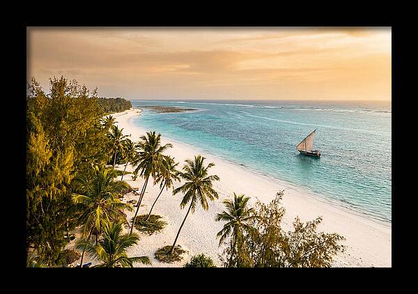Diani Beach At Golden Hour
