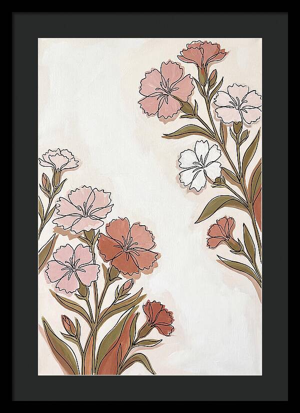 Dianthus Blooms In Soft Hues