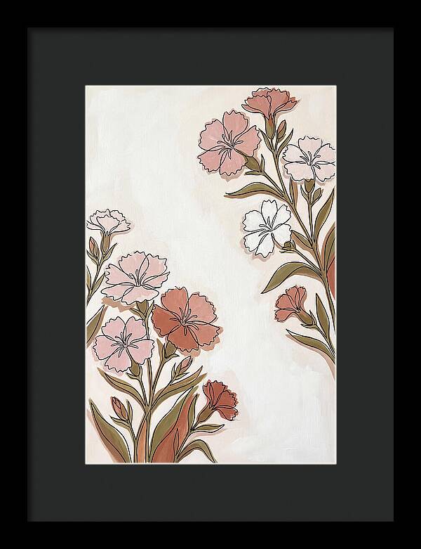 Dianthus Blooms In Soft Hues