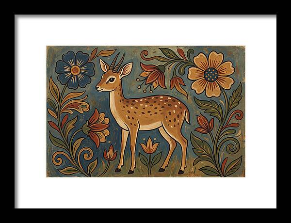Dik Dik Among Vibrant Blooms
