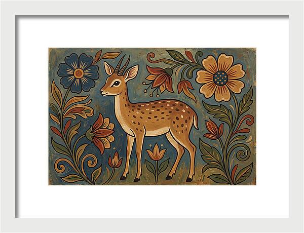 Dik Dik Among Vibrant Blooms