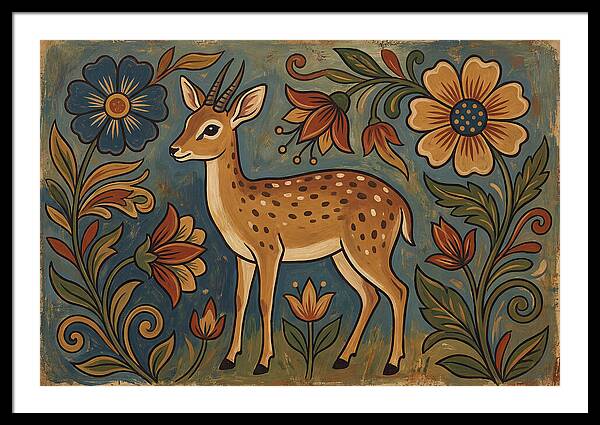 Dik Dik Among Vibrant Blooms