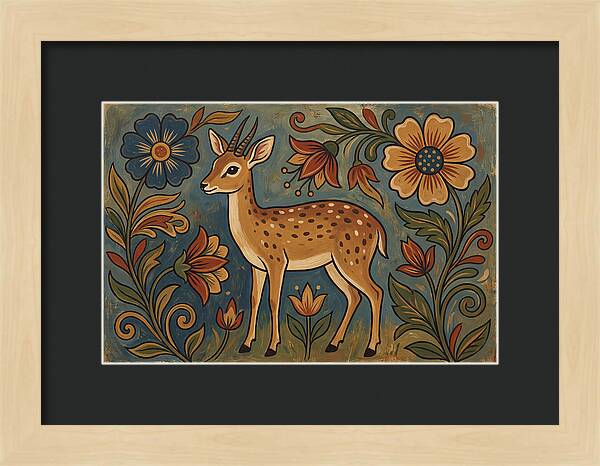 Dik Dik Among Vibrant Blooms