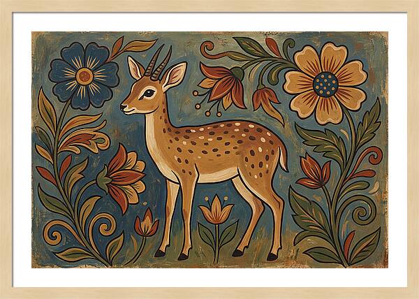 Dik Dik Among Vibrant Blooms