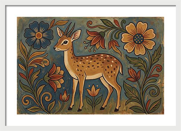 Dik Dik Among Vibrant Blooms