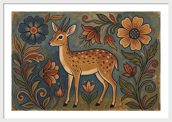 Dik Dik Among Vibrant Blooms