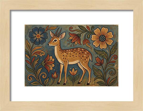 Dik Dik Among Vibrant Blooms