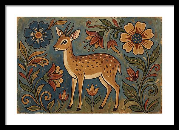 Dik Dik Among Vibrant Blooms