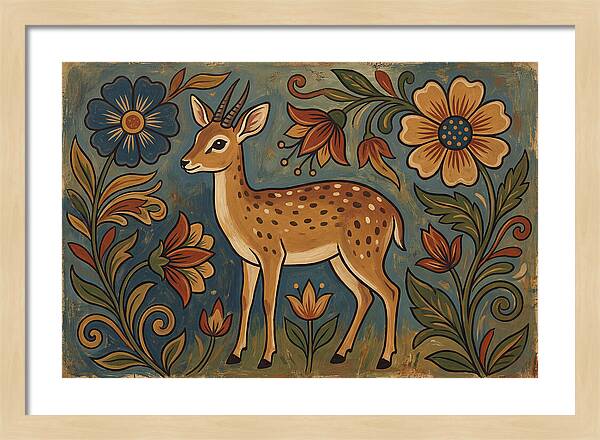 Dik Dik Among Vibrant Blooms