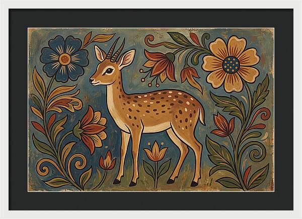 Dik Dik Among Vibrant Blooms