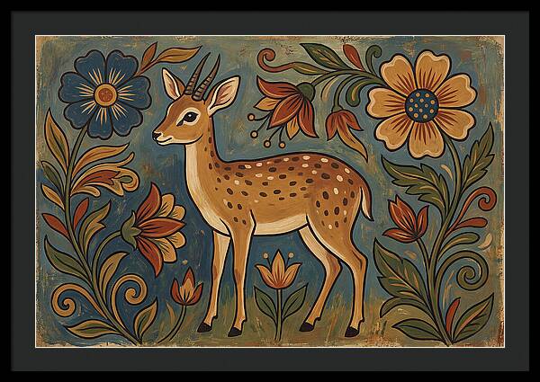 Dik Dik Among Vibrant Blooms