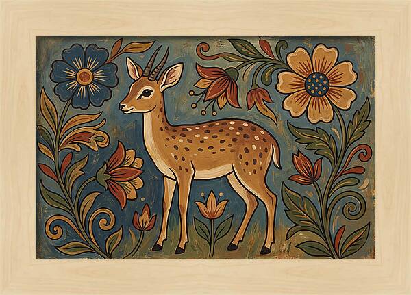 Dik Dik Among Vibrant Blooms