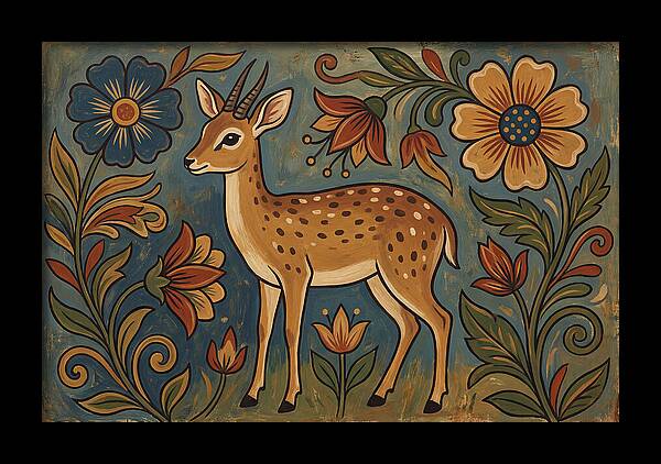 Dik Dik Among Vibrant Blooms