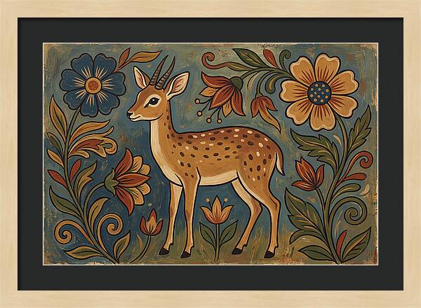 Dik Dik Among Vibrant Blooms