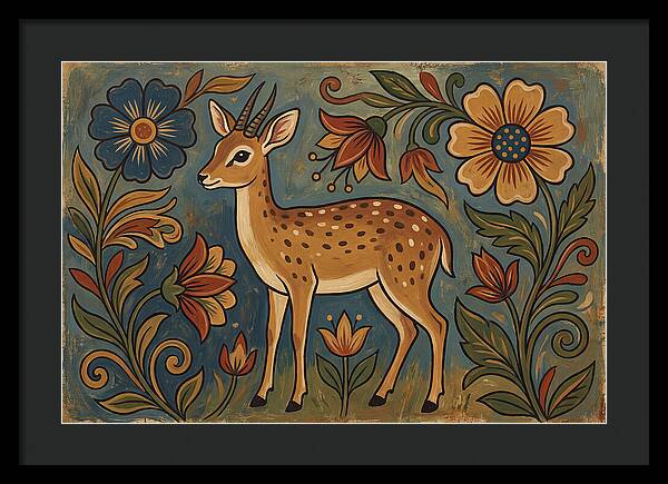 Dik Dik Among Vibrant Blooms