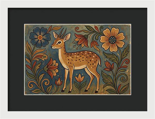 Dik Dik Among Vibrant Blooms