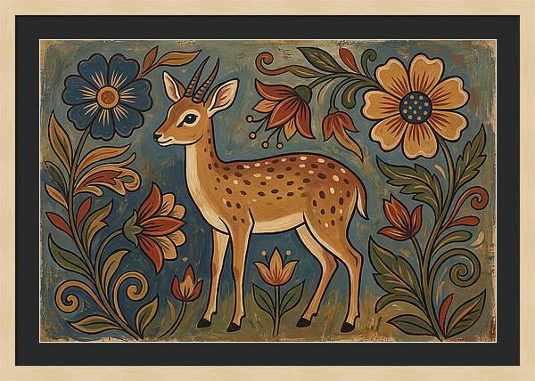 Dik Dik Among Vibrant Blooms