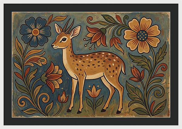 Dik Dik Among Vibrant Blooms