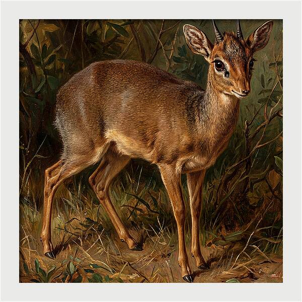 Dik Dik In Nature