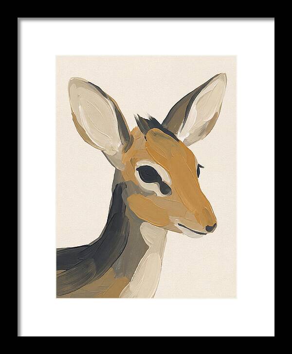 Dik Dik Portrait In Minimal Style
