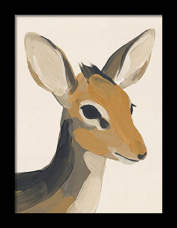 Dik Dik Portrait In Minimal Style