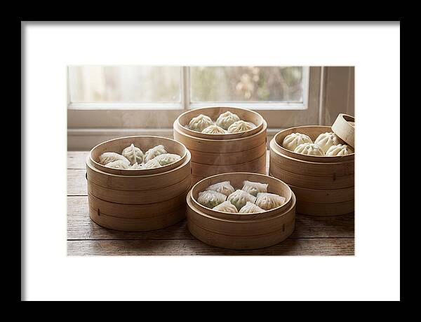 Dim Sum Delight In Bamboo Baskets