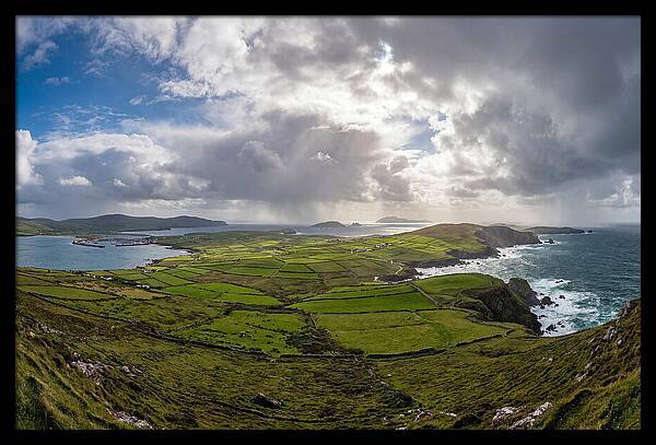 Dingle Peninsula From Connor Pass Summit