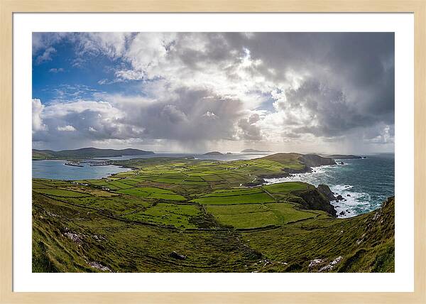 Dingle Peninsula From Connor Pass Summit