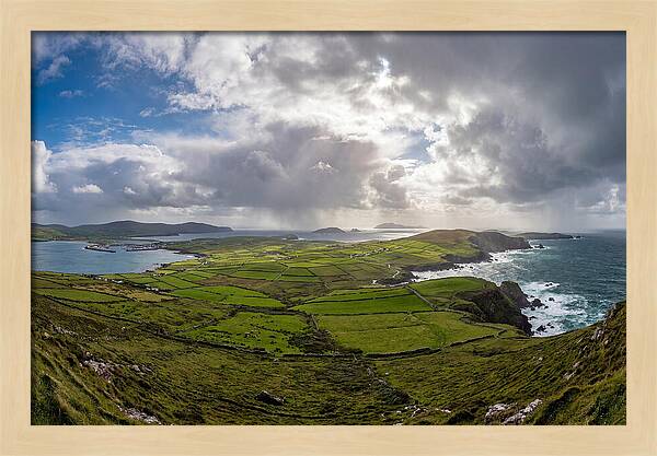 Dingle Peninsula From Connor Pass Summit