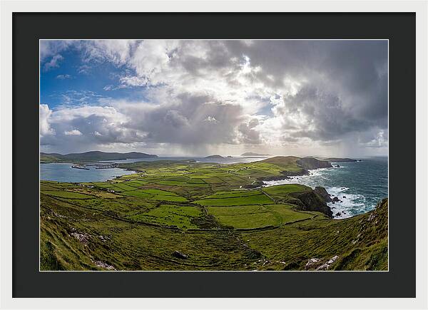 Dingle Peninsula From Connor Pass Summit