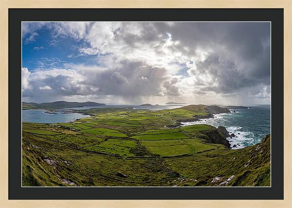 Dingle Peninsula From Connor Pass Summit