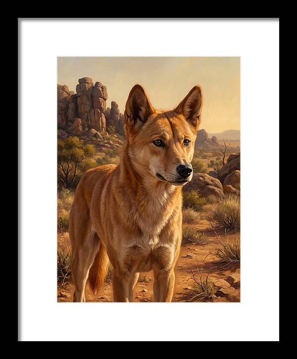 Dingo In The Outback