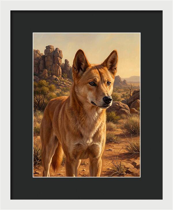 Dingo In The Outback