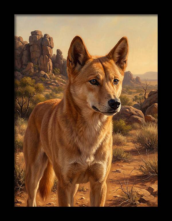 Dingo In The Outback