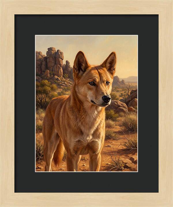 Dingo In The Outback
