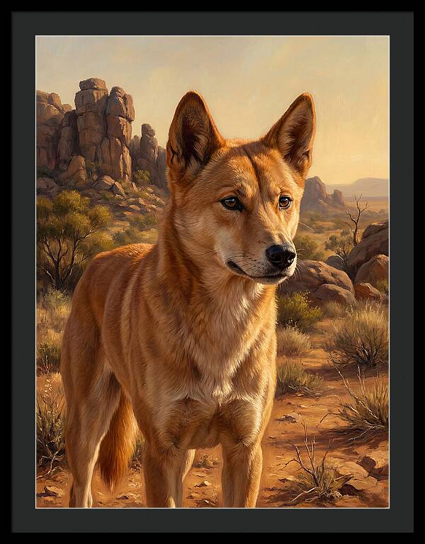 Dingo In The Outback