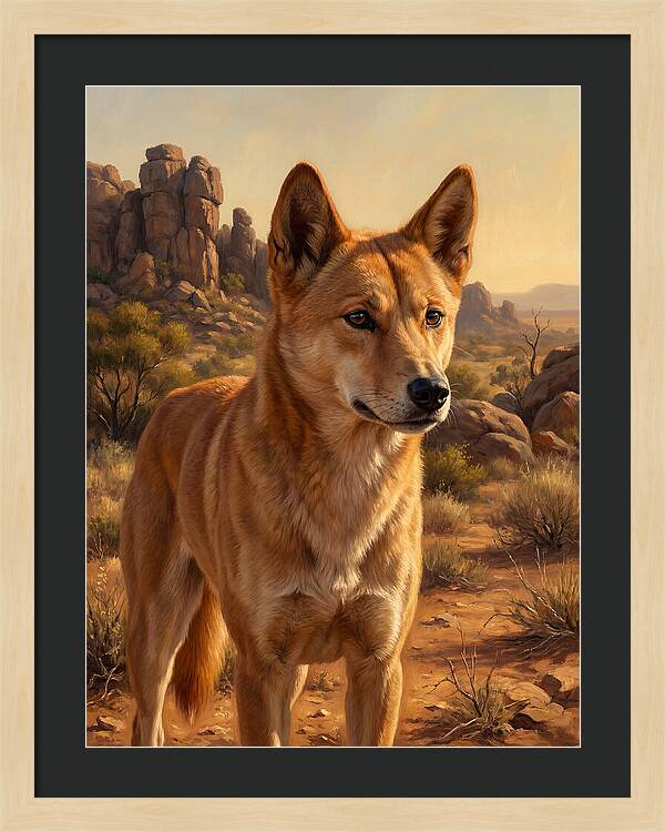 Dingo In The Outback