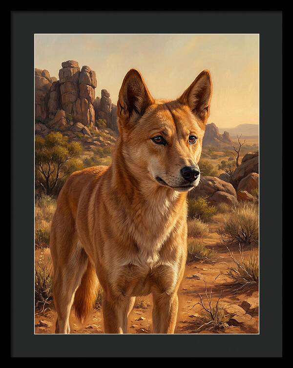 Dingo In The Outback