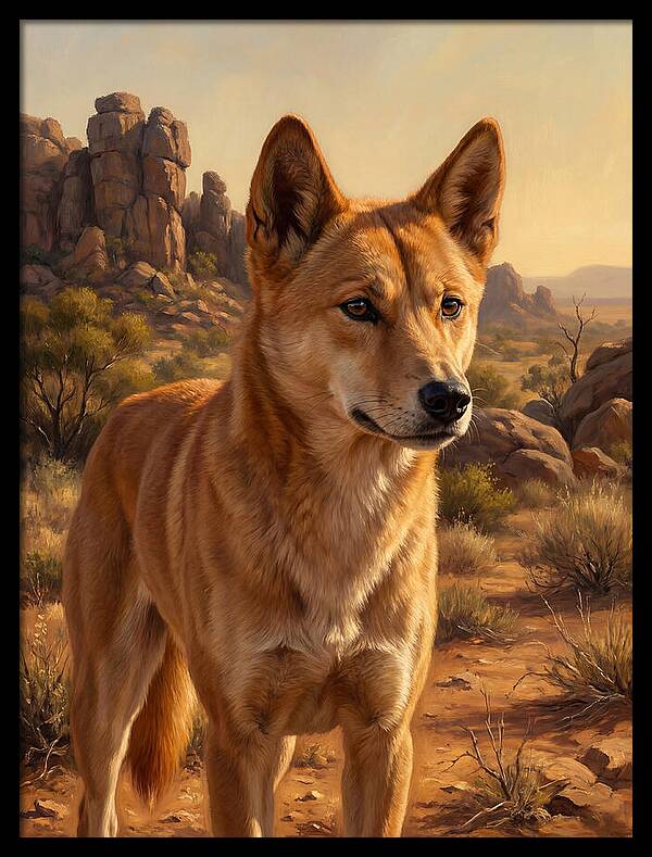 Dingo In The Outback