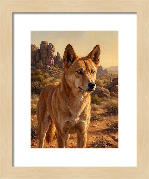 Dingo In The Outback