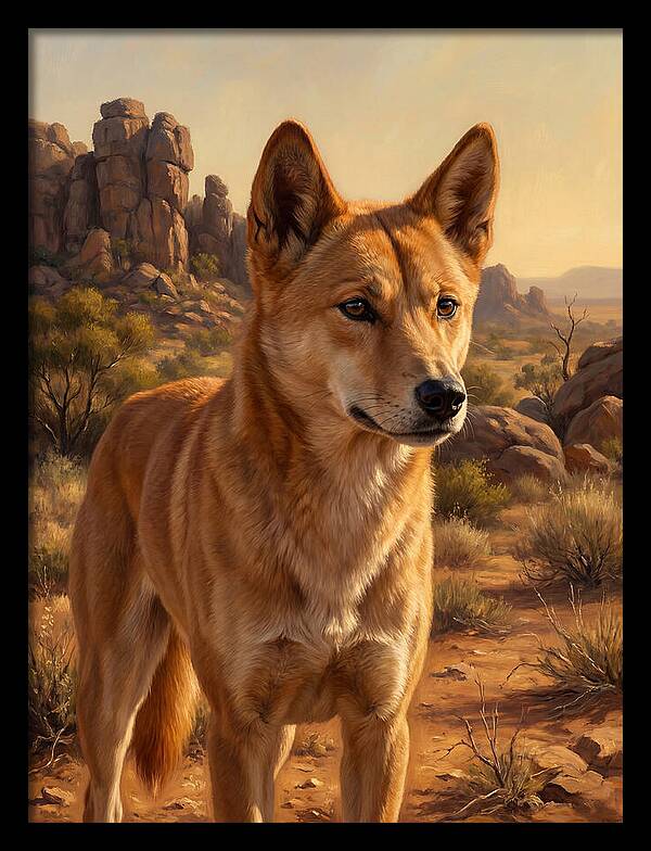 Dingo In The Outback