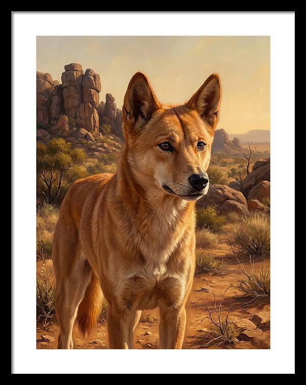 Dingo In The Outback