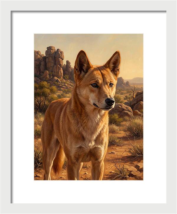 Dingo In The Outback