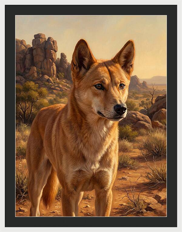 Dingo In The Outback