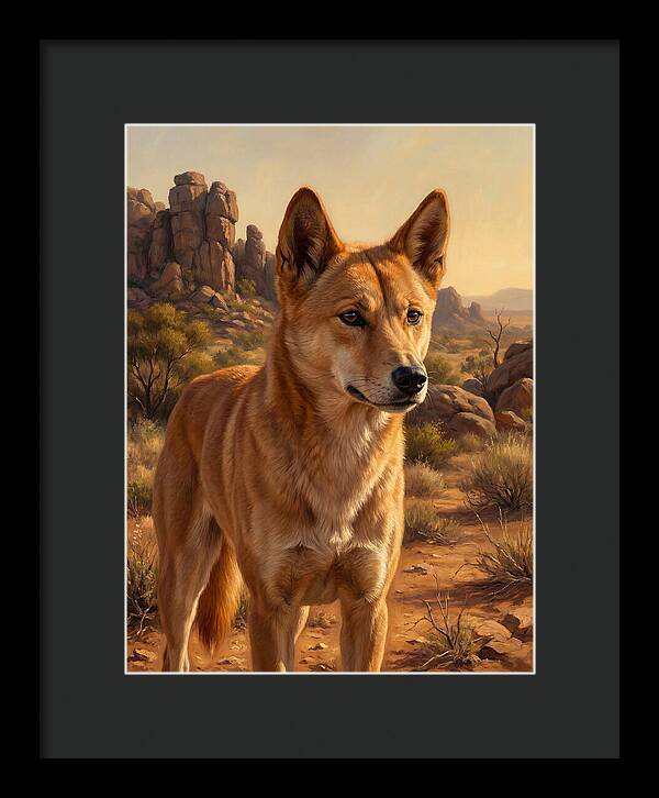 Dingo In The Outback
