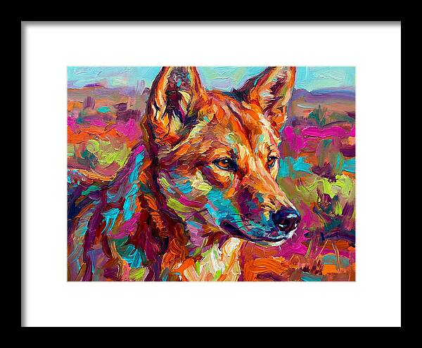 Dingo In Vibrant Colors