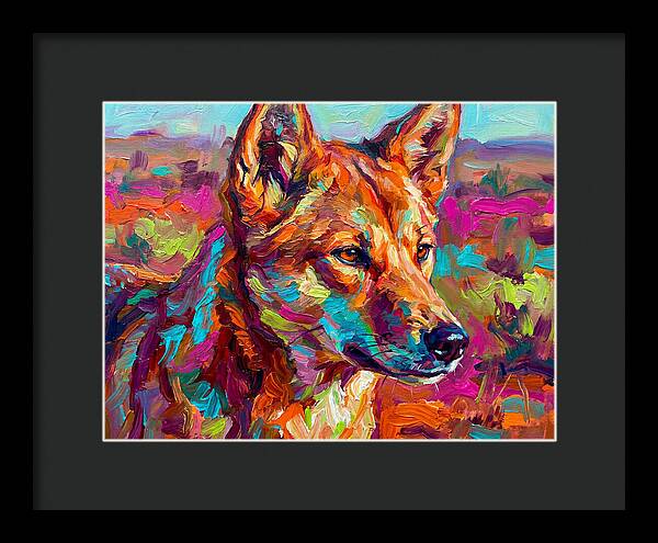 Dingo In Vibrant Colors