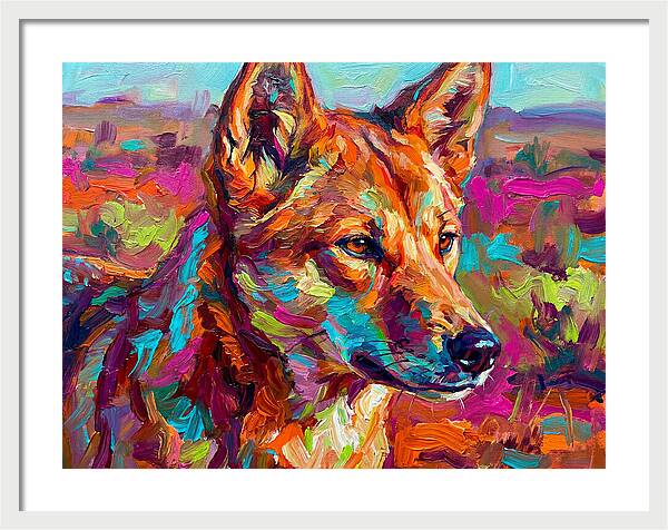 Dingo In Vibrant Colors