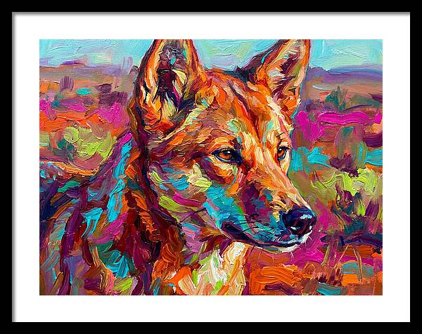 Dingo In Vibrant Colors